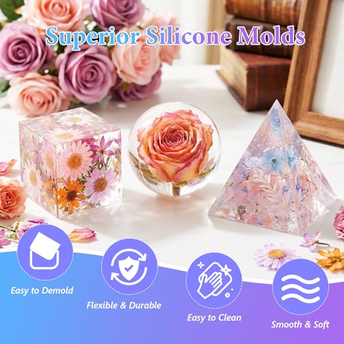Resin Molds Kit 12PCS