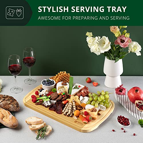 Wooden Cutting Boards for Kitchen Meal Prep & Serving