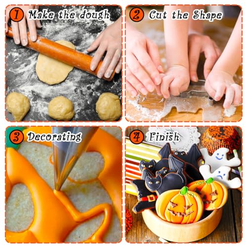 Halloween Cookie Cutters 5pcs (5 Count)