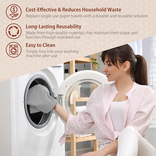 Microfiber Cleaning Cloth Roll (85 Count)
