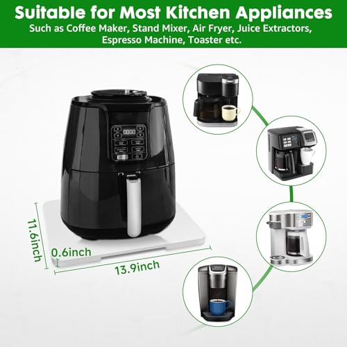 Appliance Slider 360° Rolling Tray for Countertop Coffee Maker Mat