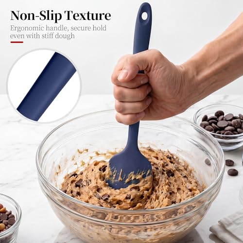 600ºF Heat Resistant Silicone Spatula Spoonula Set of 3