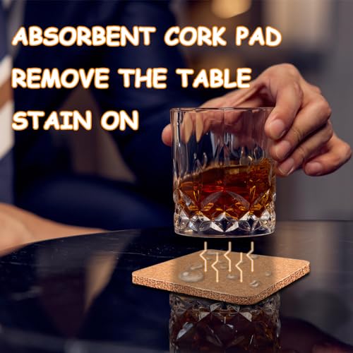 100 PCS Cork Coasters Bulk (100 Count)