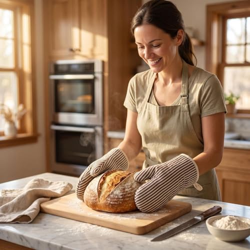 4Pcs Oven Mitts and Pot Holders (4 Count)