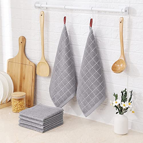 100% Cotton Terry Kitchen Dish Cloths (6 Count)