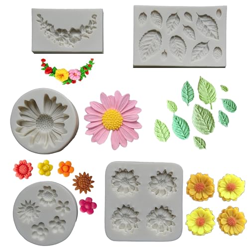 Small Lovely items Silicone Fondant Molds Set For Cake Topper