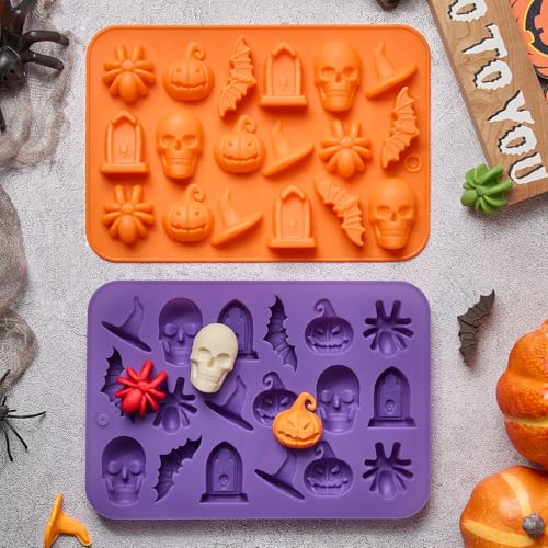 Halloween Chocolate Silicone Molds (4 Count)