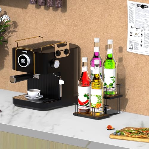 Coffee Syrup Rack Organizer