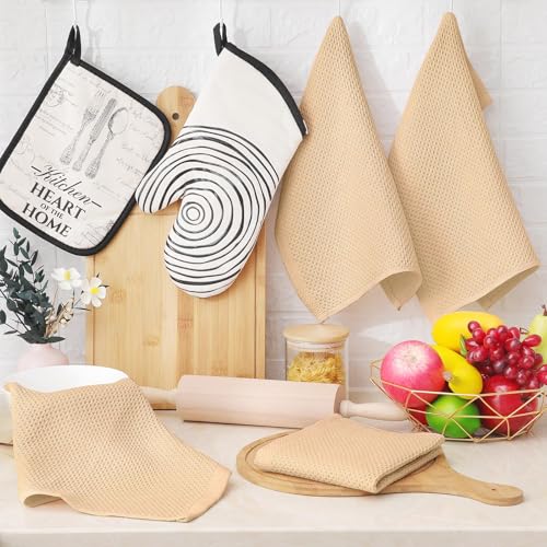 100% Cotton Waffle Weave Kitchen Dish Cloths 24 (24 Count)