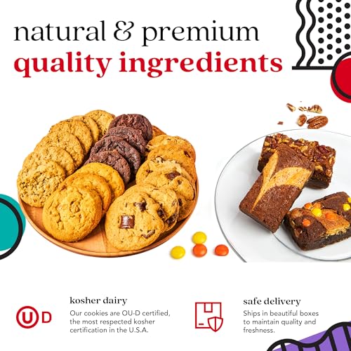Fresh Baked Gourmet Assorted Cookies & Brownies