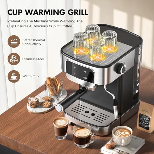 Compact Espresso Machine Professional 20 Bar with Touch Panel