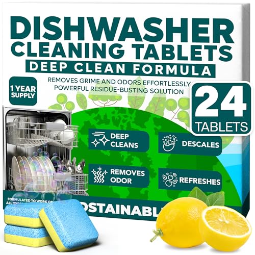Dishwasher Cleaner Tablets (24 Count)
