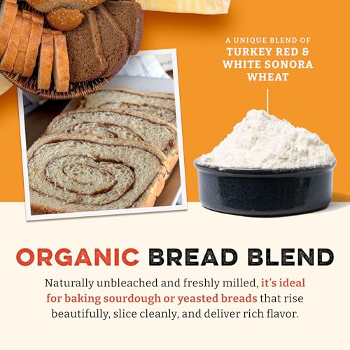 Heritage Organic Bread Flour Blend (40 Ounce)