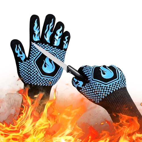 BBQ Gloves 1472F Heat Resistant Non (2 Count)