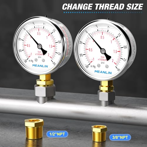 30inHG~30Psi Stainless Steel 1