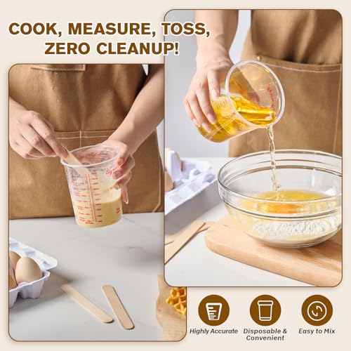 16 oz Plastic Mixing Cups (50 Count)