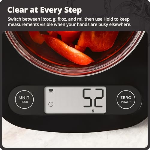 Food Scale Slim & Compact Build