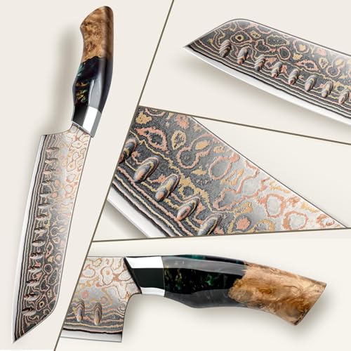Damascus Santoku Knife 7 inch