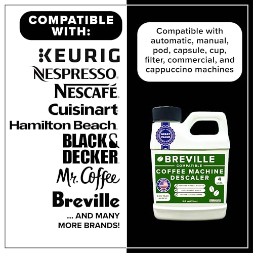 Breville Espresso Machine Compatible Descaler (16 Fl Oz)