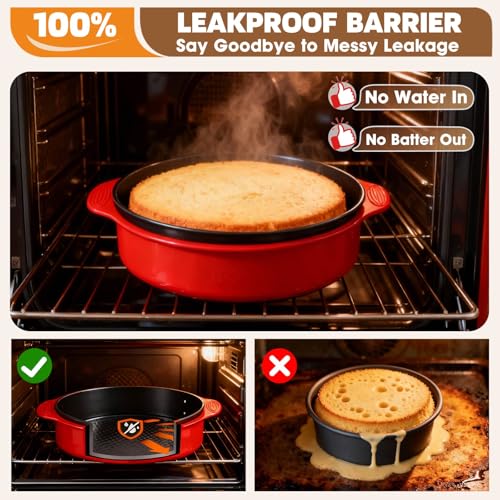 4 7 9 Inch Springform Pan Cheesecake Pan with Silicone Protector (3 Count)