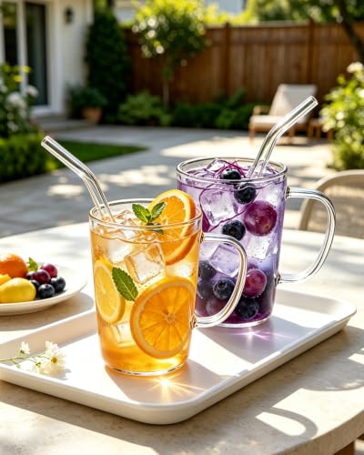 Glass Coffee Mugs (4 Count)