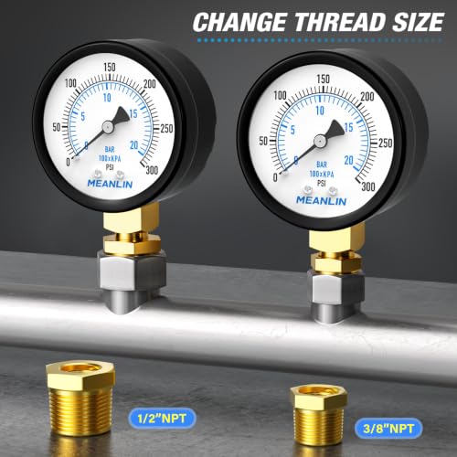 0~300Psi Well Pump Pressure Gauge