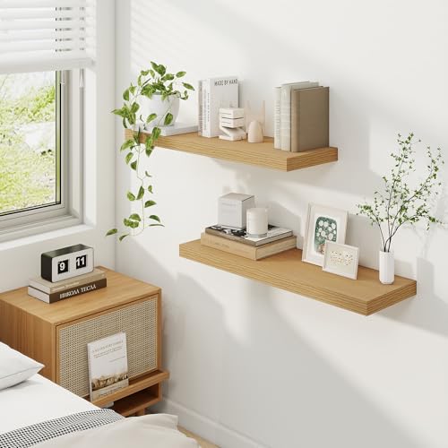 9.3Inch Deep Floating Shelves for Wall (2 Count)