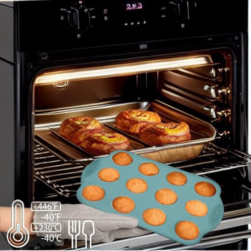 2 Pack Silicone Muffin Pan