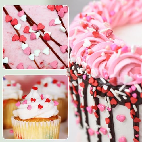 Pink Sprinkles 130g (4.58 Ounce)