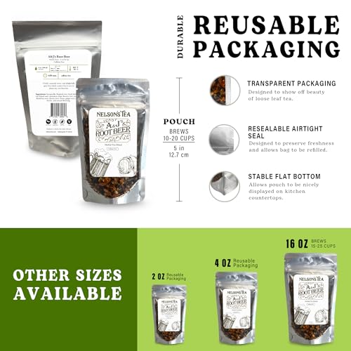 A & J's Root Beer Sarsaparilla Loose Leaf Tea
