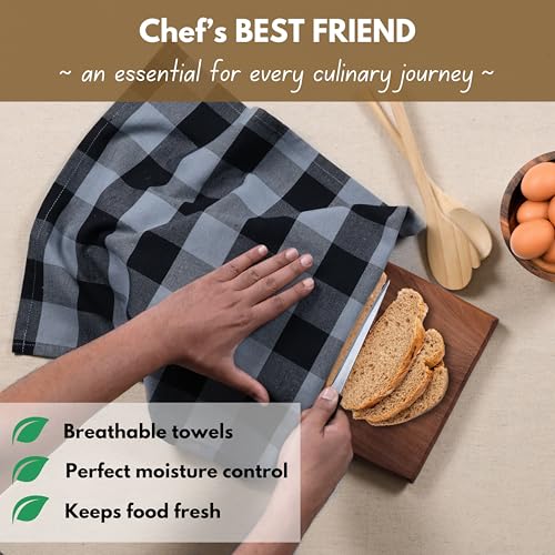 Buffalo Check Kitchen Dish Towels (4 Count)