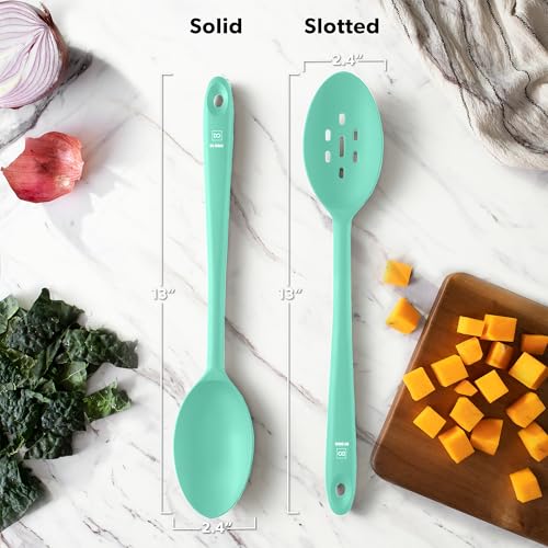 DI ORO Silicone Cooking Spoons (2 Count)