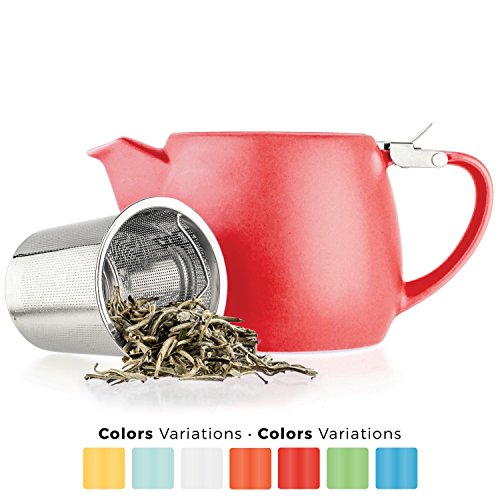 Pluto Porcelain Small Teapot Red