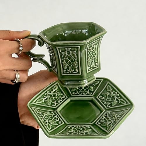 Tea Cups and Saucers Set of 2 (2 Count)