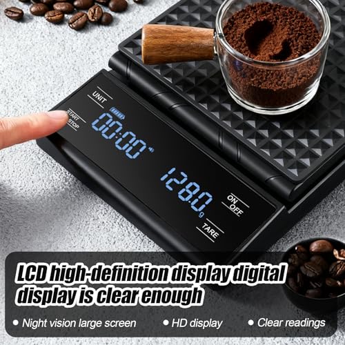 Rechargeable Coffee Scale with Timer