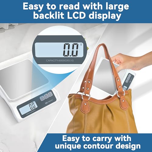13lb 0.1g Precision Digital Food Scale