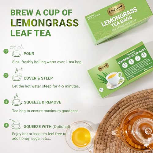 Lemongrass Tea Bags (40 Count)