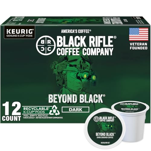 Black Rifle Coffee Dark Roast K Cup Coffee Beyond Black 12 Count