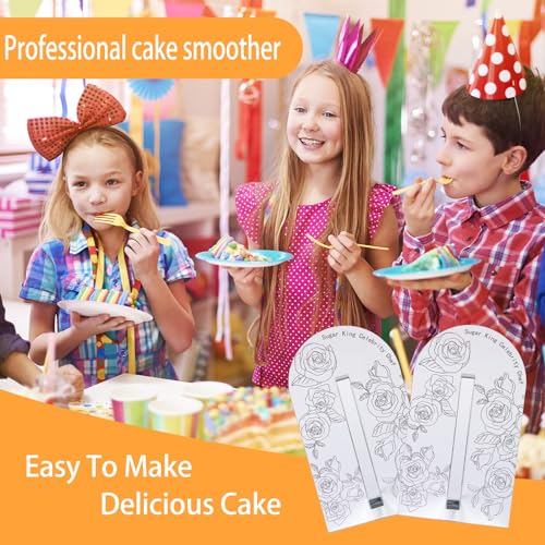 Fondant Smoother with Handle Acrylic Cake Smoother Tool for Icing fondant tools set