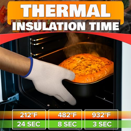 Heat Resistant Cooking Gloves for Indoor and Outdoor Use