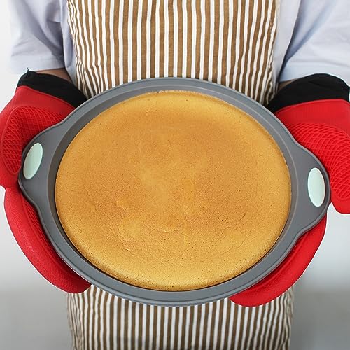 9 Inch Silicone Round Cake Pans (2 Count)