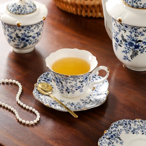 Country Roses Porcelain Tea Set