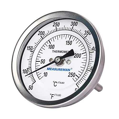 Fully Stainless Steel Bimetal Dial Thermometer