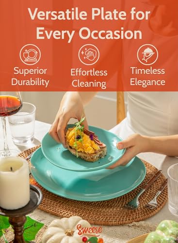 Porcelain Dessert Plates (6 Count)