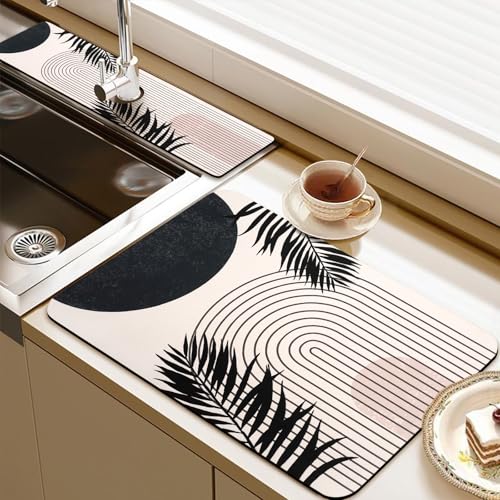 24.5" x 15.5" Dish Drying Mat & 24" x 5.5" Sink Splash Guard
