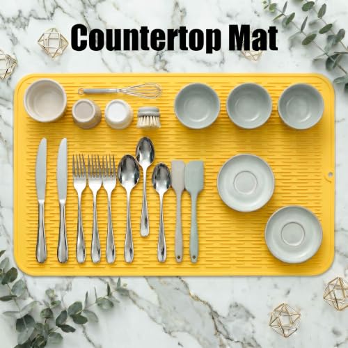 Silicone Dish Drying Mat for Multiple Usage