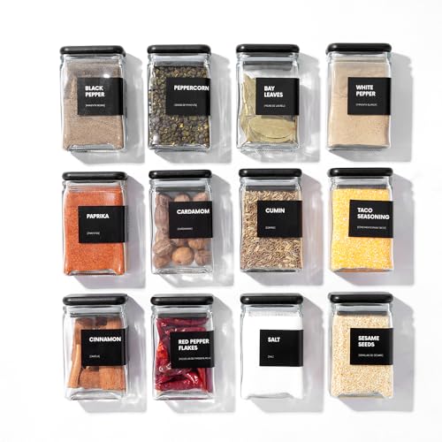 Glass Storage Jars with Bamboo Lid