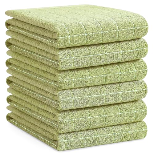 100% Cotton Terry Kitchen Towels (6 Count)