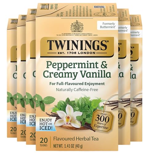 Peppermint & Creamy Vanilla Herbal Tea Bags (120 Count)