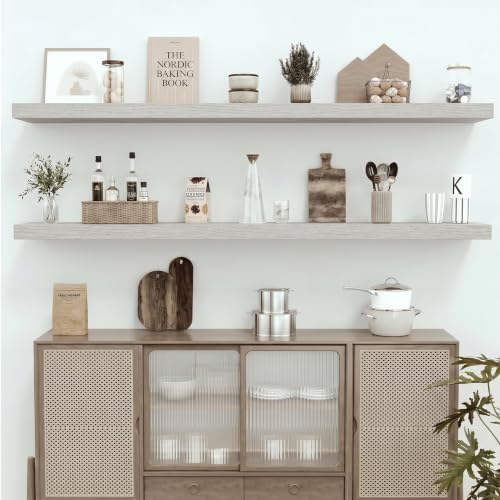 Deep Floating Shelves 72x12” Set of 1